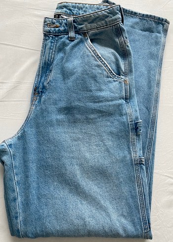 Kadın Mavi Denim Midi Jean Pantolon - Görsel 2