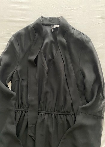 Uzun Kollu Siyah Midi Gotik Elbise - Görsel 4