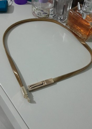 Diğer Bej Metal Tokalı Kadın Kemer