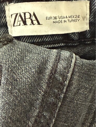 s Beden siyah Renk Zara kot pantolon.