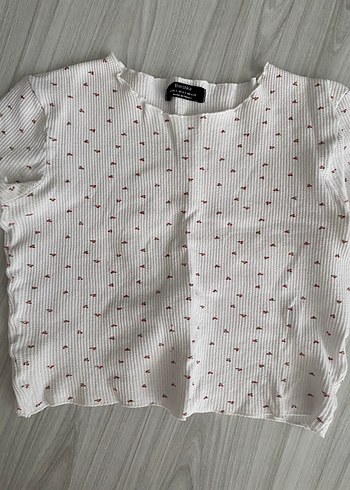 s Beden Beyaz crop bershka