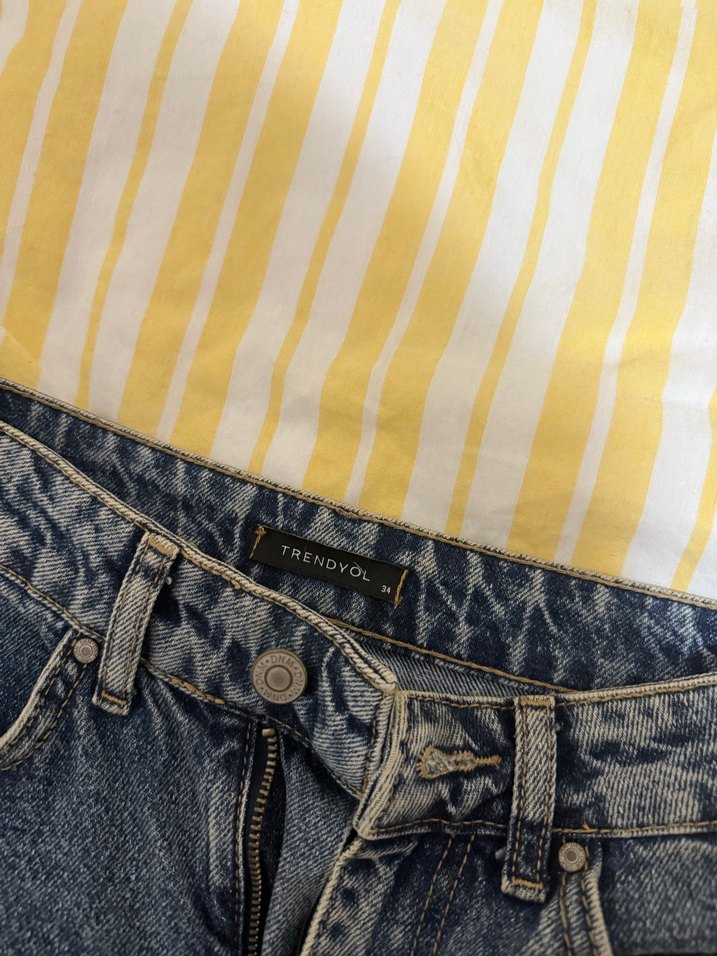 Trendyolmilla Denim Mini Etek - Görsel 2