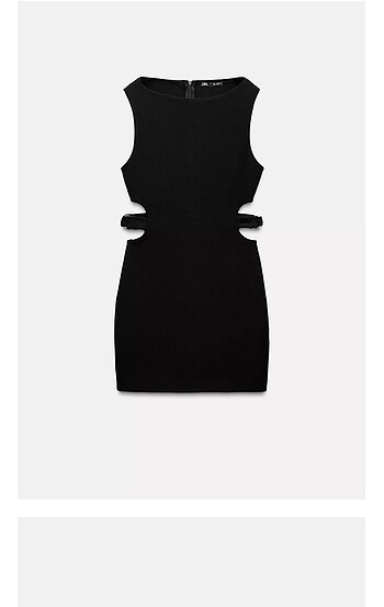 Zara pencere detaylı elbise