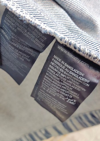 Tommy Jeans Baskılı Mavi denim ceket - Görsel 3