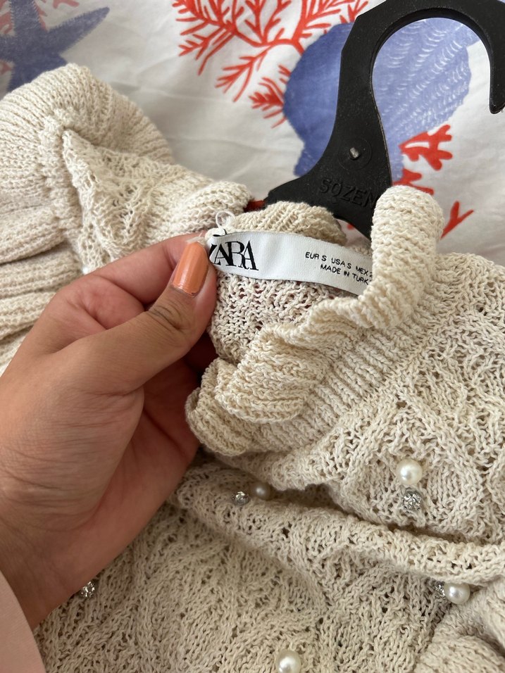 Zara taşlı kazak - Görsel 2