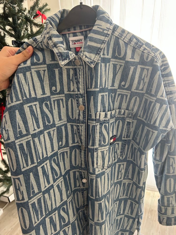 Tommy jeans kot ceket - Görsel 4