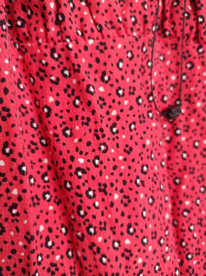 Pembe Desenli elbise - Görsel 4