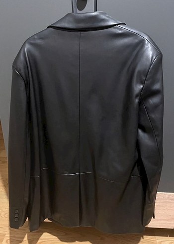 deri blazer ceket - Görsel 3