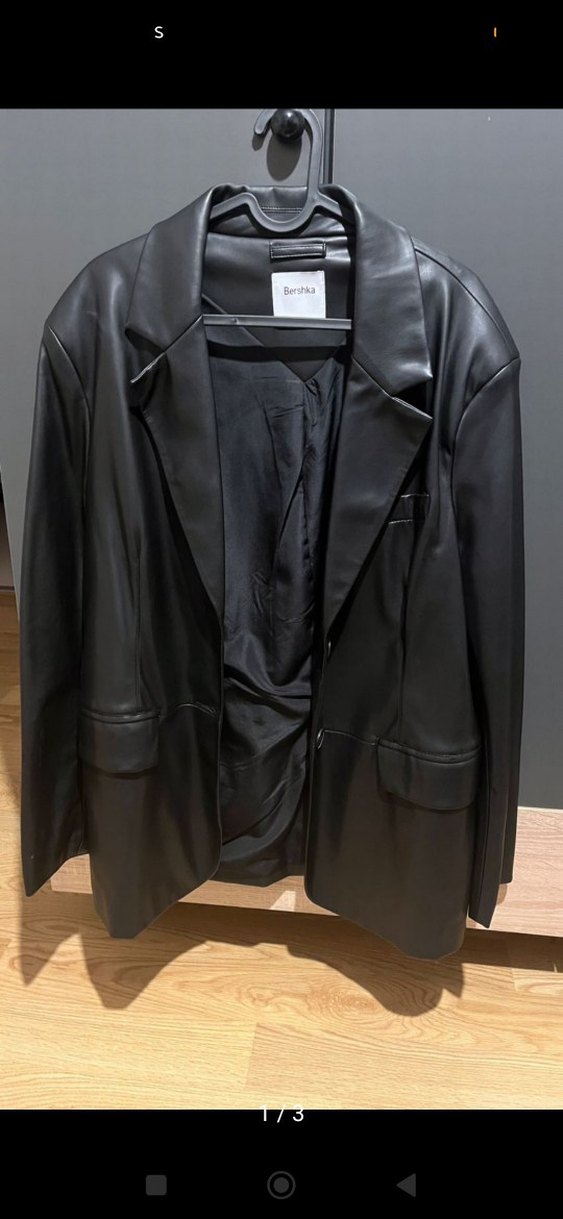 deri blazer ceket - Görsel 2