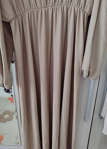 xl Beden camel Renk Elbise kahve
