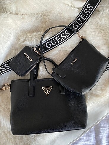 Orijinal guess siyah çanta