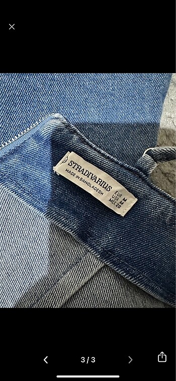 m Beden Jean elbise