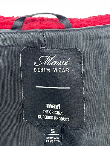 s Beden kırmızı Renk Mavi Jeans Kaban %70 İndirimli.