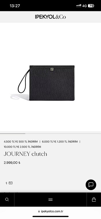 ipekyol clutch çanta