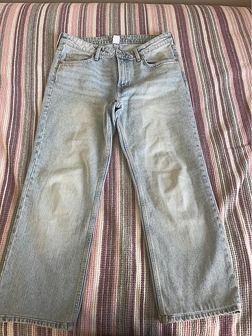 h&m wide leg jean