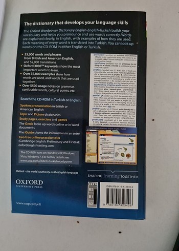 Oxford Wordpower İngilizce-İngilizce-Türkçe Sözlük