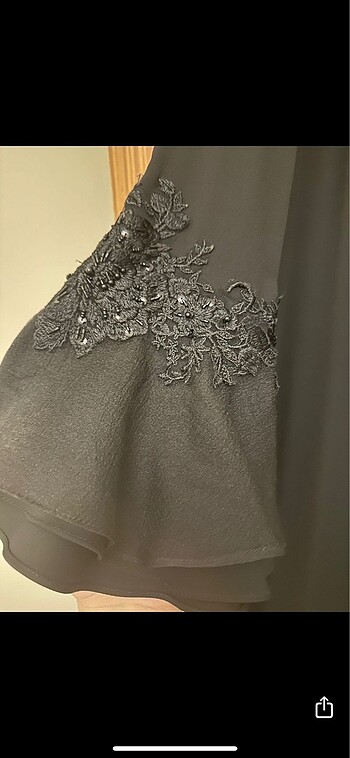 38 Beden SENNA TÜLLÜ NAKIŞLI ABAYA