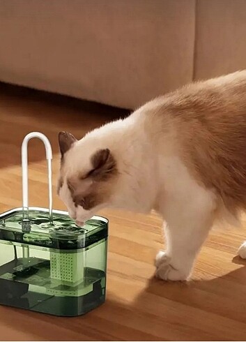 1.5Lt Pet Evcil Hayvan Su Pınarı Kedi Köpek Su Çeşmesi