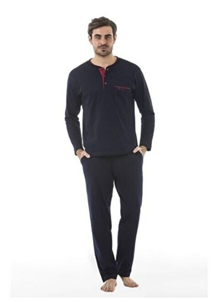 Pierre Cardin Erkek Pijama Set Takım - Görsel 3