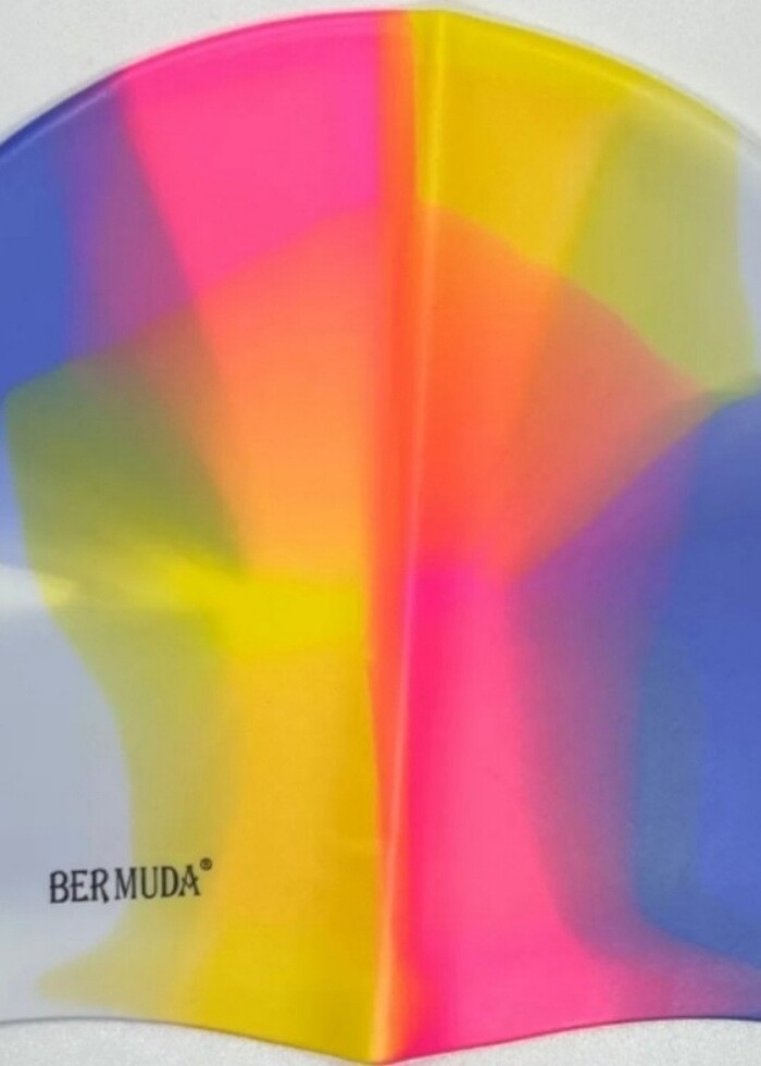 Bermuda Gökkuşağı Silikon Yüzme Bonesi Bone Havuz ve Deniz Bones - Görsel 3