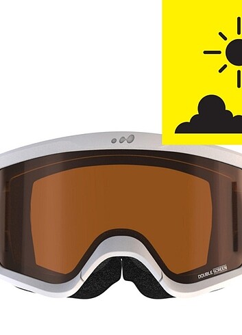 Decathlon Wedze Unisex Kayak Snowboard Gözlüğü L- XL Beden - Görsel 8