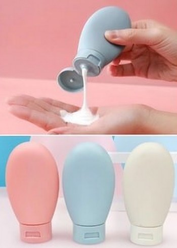  Beden Renk 3lü Doldurulabilir Seyahat Şişesi Seti (60 ml)