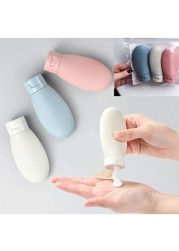 Diğer 3lü Doldurulabilir Seyahat Şişesi Seti (60 ml)