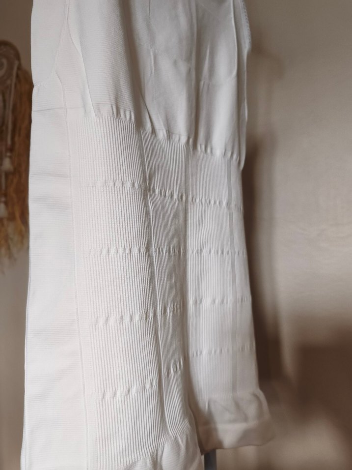 Kadın Korseli İnce Askılı Korse Atlet Kırık Beyaz - Görsel 2