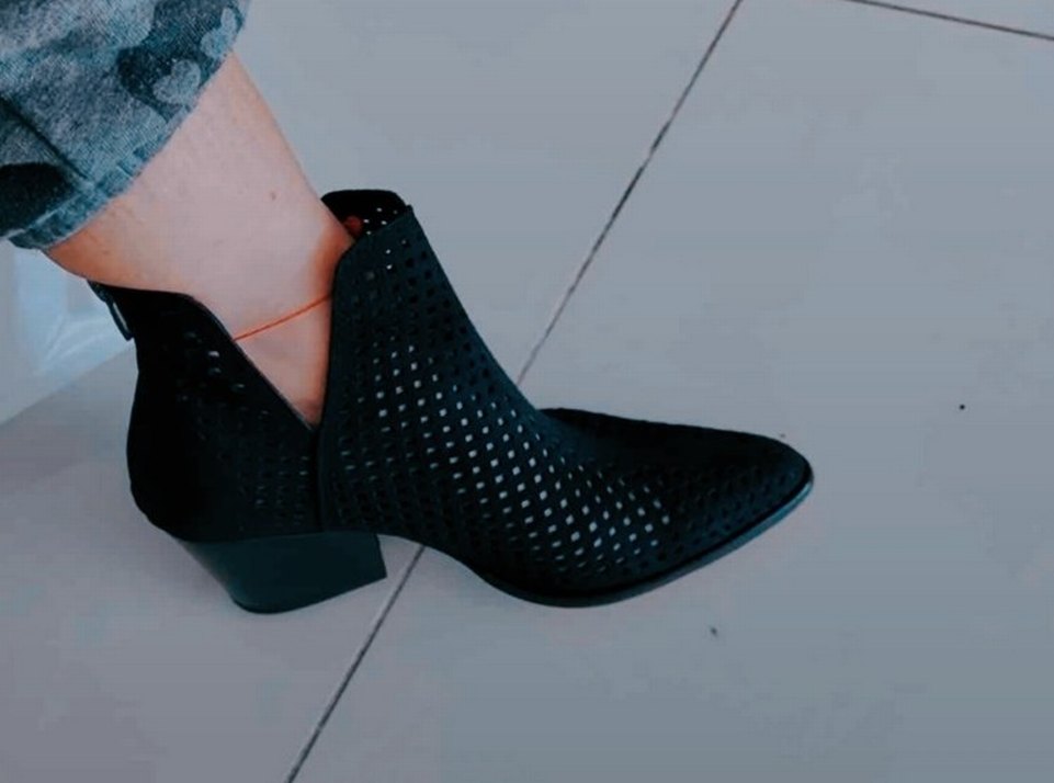 Footwear Kadın Süet Yazlık Bot Siyah Renk — görsel 5/10
