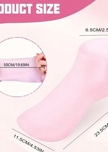 Silikon Nemlendirici Çorap ve Eldiven Seti - Görsel 6