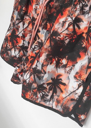 Erkek Dijital Baskılı Deniz Şortu L / 40 Beden - Görsel 4