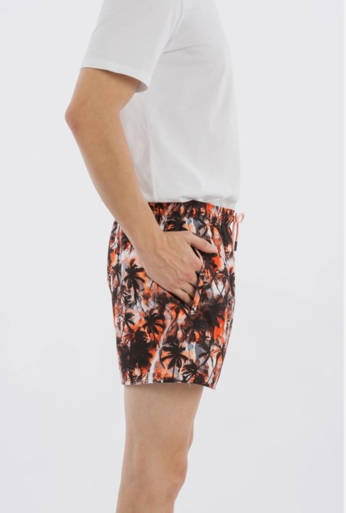 Erkek Dijital Baskılı Deniz Şortu  L / 40 Beden - Görsel 2