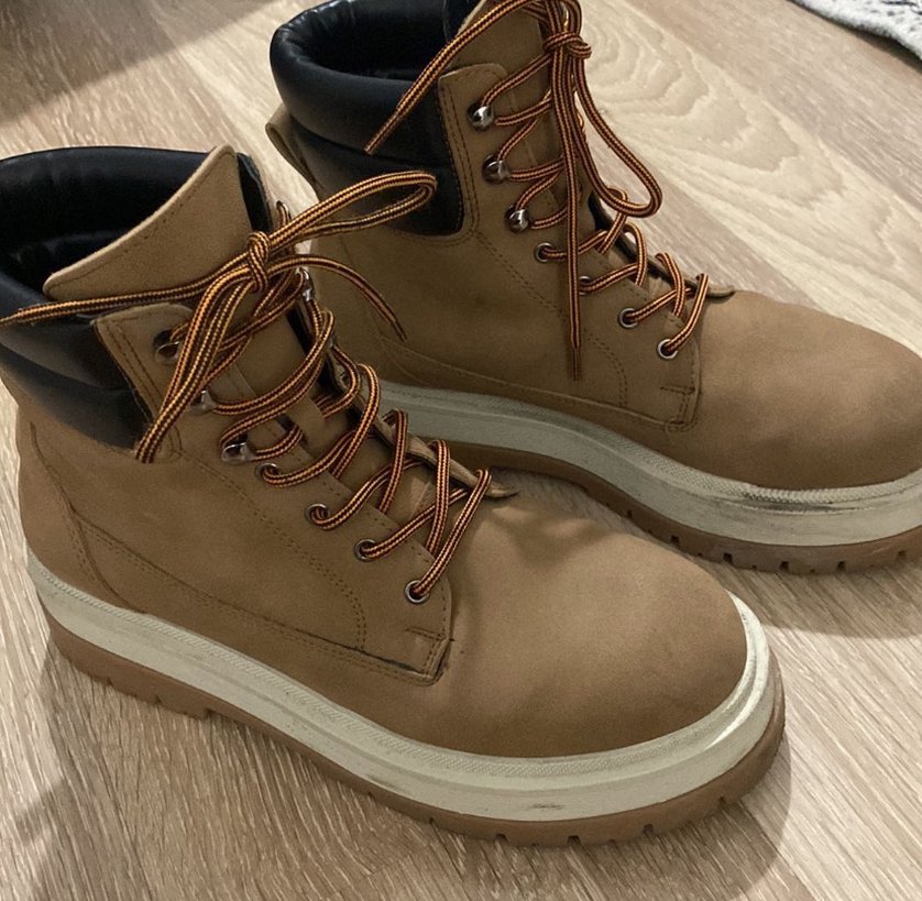 Kahverengi Bağcıklı Street Style Botlar - Görsel 2