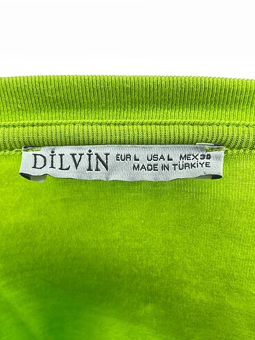 l Beden yeşil Renk Dilvin Bluz %70 İndirimli.