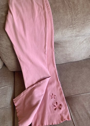 LC Waikiki Pembe Çocuk pantolon - Görsel 3
