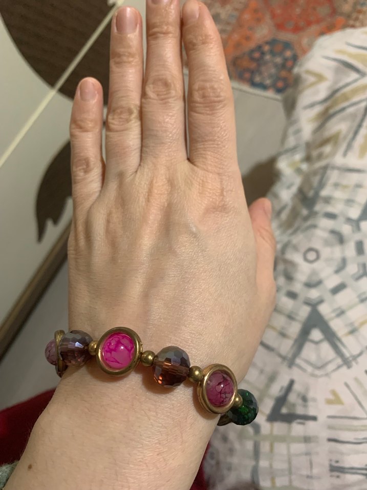 Renkli Boncuklu Bohem Bileklik - Görsel 2