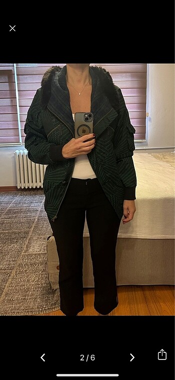 Diğer Yün mont 34-36-38 bedenlere uygundur