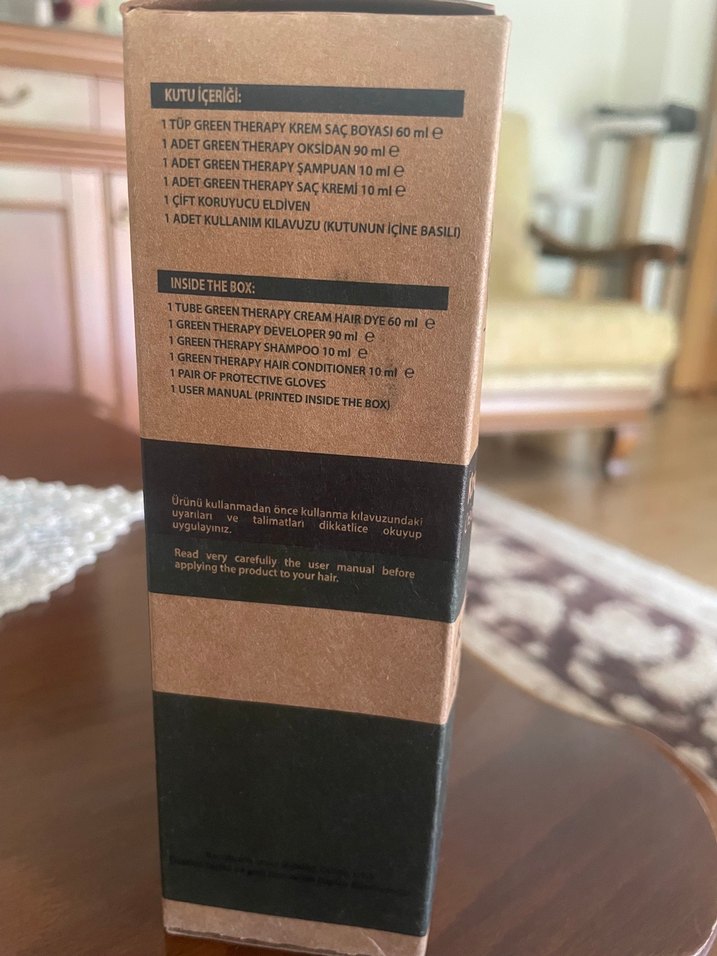 Green Therapy Bitkisel Krem Saç Boyası - Görsel 4