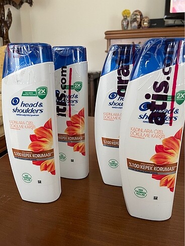 4 adet Head&shoulders kadınlara özel şampuan