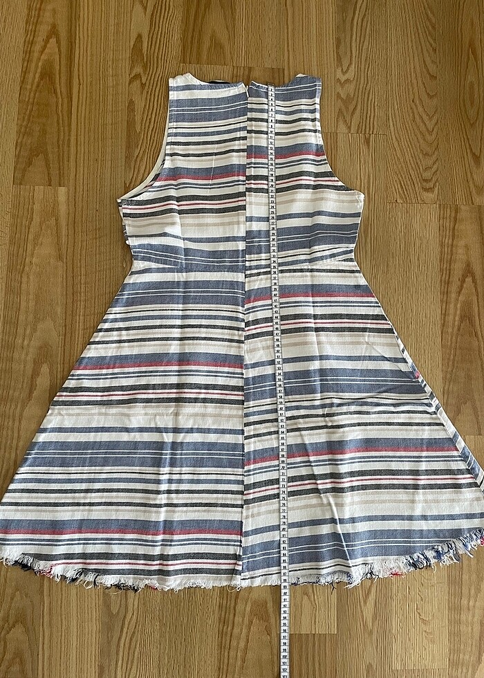 Zara basic denim elbise - Görsel 2