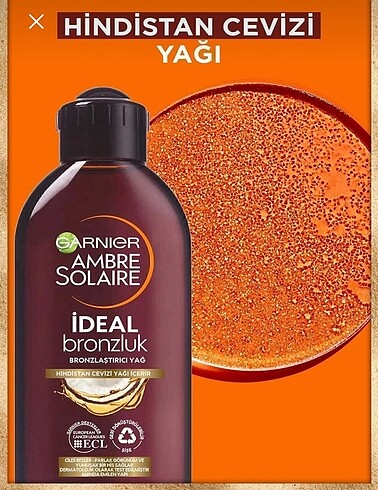 Garnier Ambre Solaire bronzlaştırıcı yağ