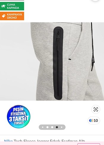 Nike Gri Erkek Eşofman Altı - Görsel 10