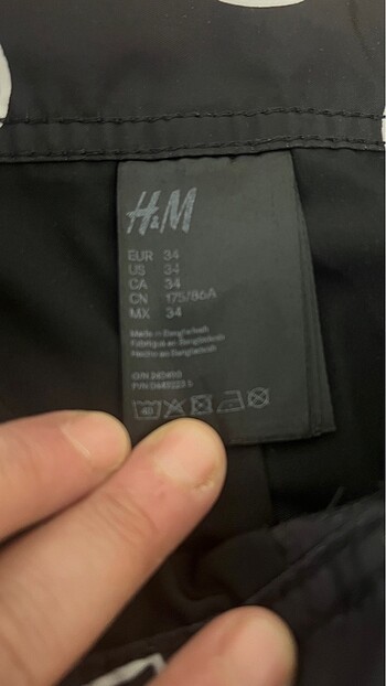 Erkek deniz şortu  34 beden H&M - Görsel 6