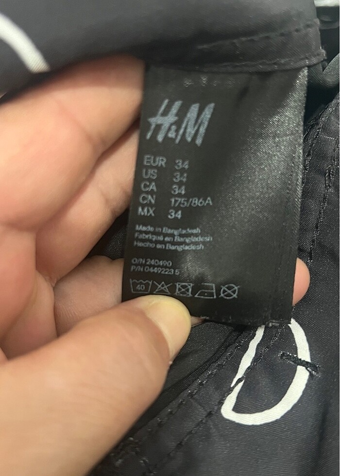 Erkek deniz şortu  34 beden H&M - Görsel 5
