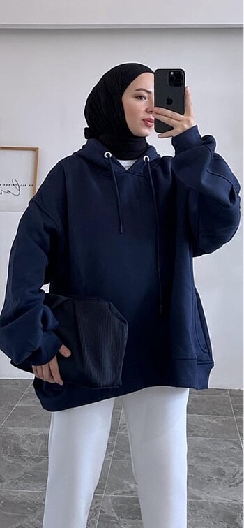 Zara kapşonlu sweatshirt 36/48 uyumlu