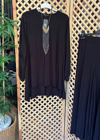 Siyah Uzun Kollu ikili takım 1/2 beden - Görsel 5