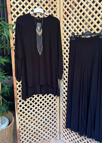 Siyah Uzun Kollu ikili takım 1/2 beden - Görsel 4