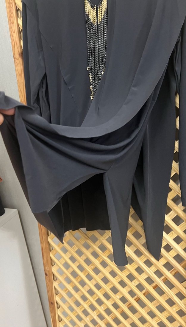 Kadın Siyah Uzun Salaş Etek takım 1/2 beden - Görsel 3