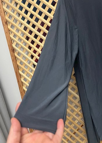 Zincir Detaylı Siyah Uzun Kollu Bohem Tunik 1/2 beden - Görsel 6