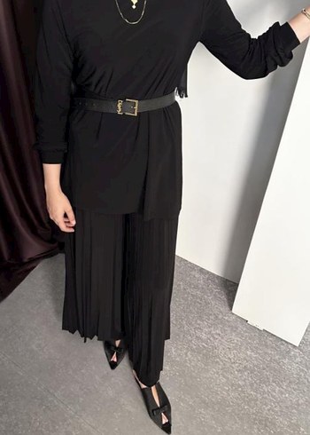 Siyah Uzun Kollu ikili takım 1/2 beden - Görsel 2